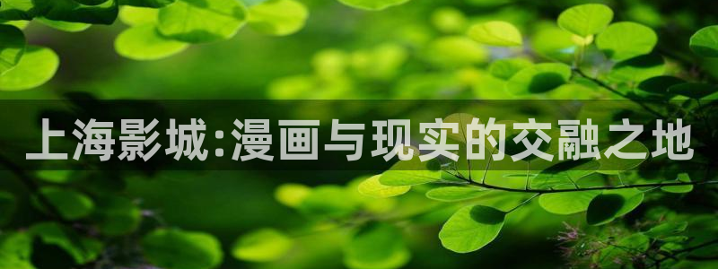 酷客影院在线手机免费观看：上海影城:漫画与现实的交融之地